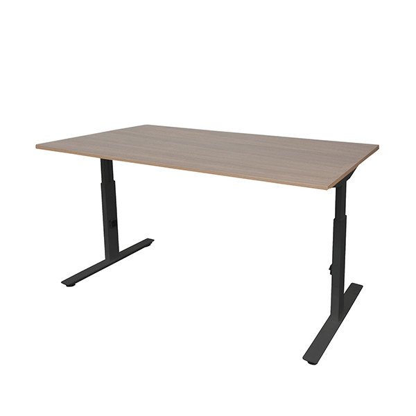 Schaffenburg Linesto Plus bureau zwart onderstel licht kerselaar blad 180 x 80 cm LIN-PL188-HAVZ-M25 415083 - 1