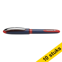 Schneider Aanbieding: 10x Schneider balpen Rollerball One Business rood  239994
