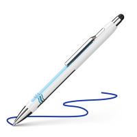 Schneider Epsilon Touch balpen wit/blauw 210930