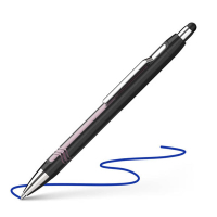 Schneider Epsilon Touch balpen zwart/roze 210929