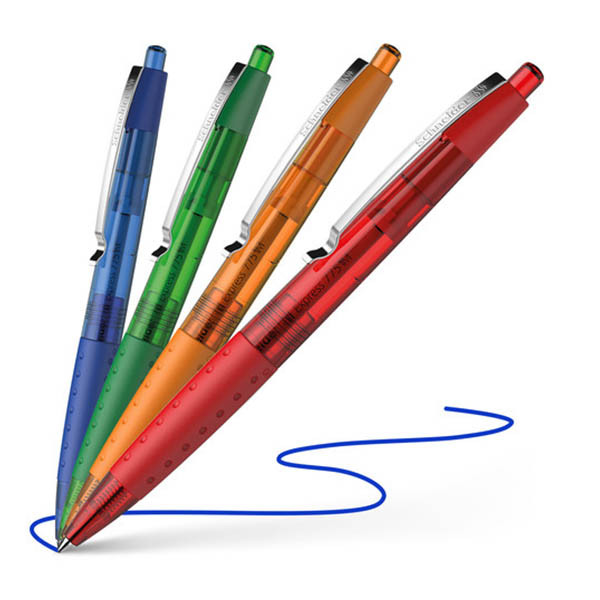 Schneider Loox balpen softgrip 20 stuks assortiment (4 kleuren) 210938 - 1