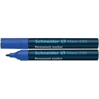 Schneider Maxx 230 permanent marker ronde punt blauw 217010