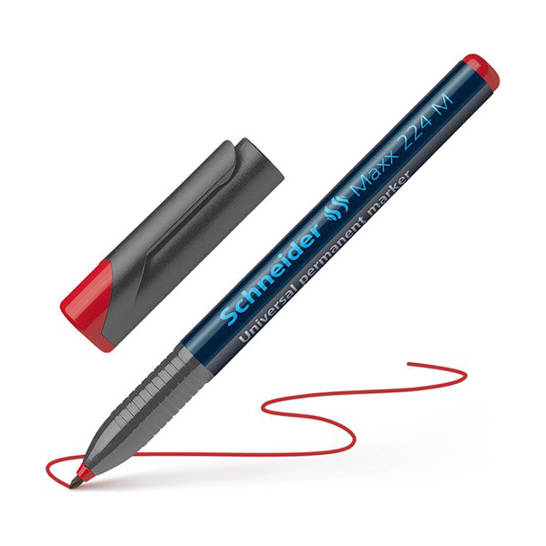 Schneider Maxx 240 permanent marker ronde punt rood 217020 - 1