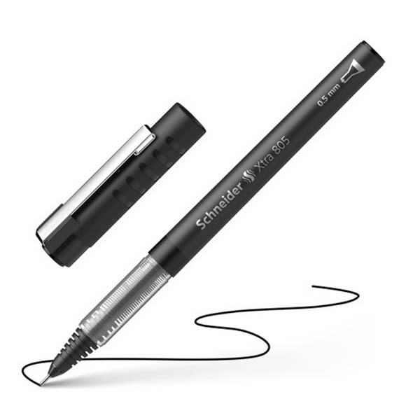 Schneider Rollerball Xtra 805 lijnbreedte 0,5 mm zwart 210957 - 1