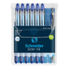 Schneider Slider Basic XB balpen blauw (6 stuks) + Slider Rave balpen blauw (1 stuk)