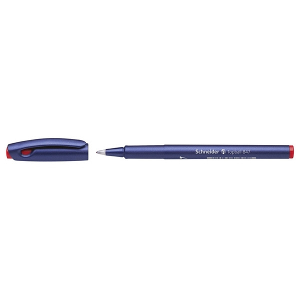 Schneider Topball 847 rollerbalpen 0,5mm rood 217185 - 1