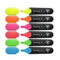 Schneider fluostift Job 150 assorti (6 kleuren) 211029