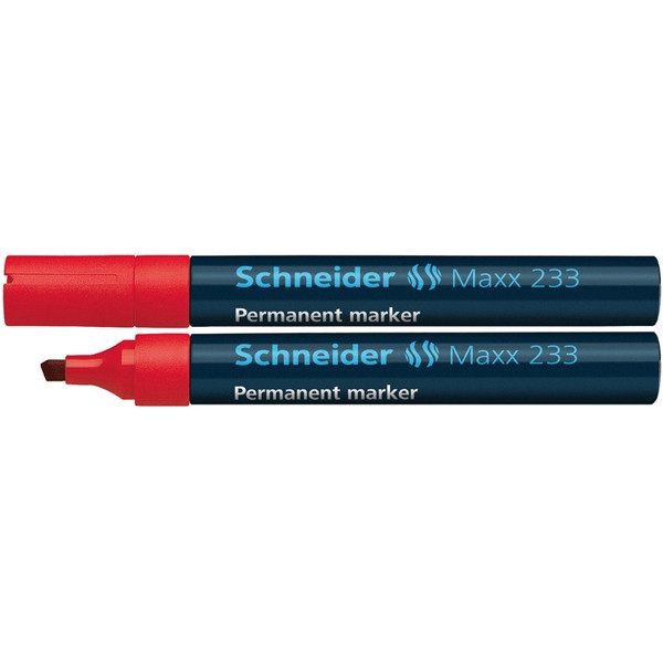 Schneider permanent marker Maxx 233 rood 217014 - 1