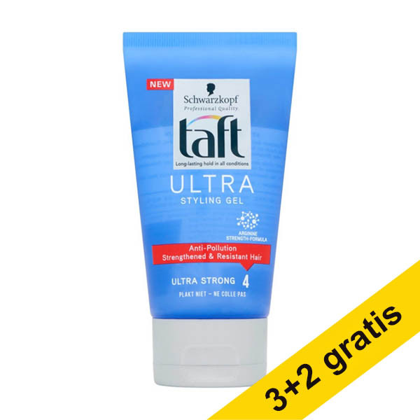 Aanbieding: 5x Schwarzkopf Taft Ultra Strong haargel (150 ml) SSC01207 - 1