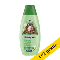Aanbieding: 6x Schwarzkopf 7 kruiden shampoo (400 ml) SSC01195