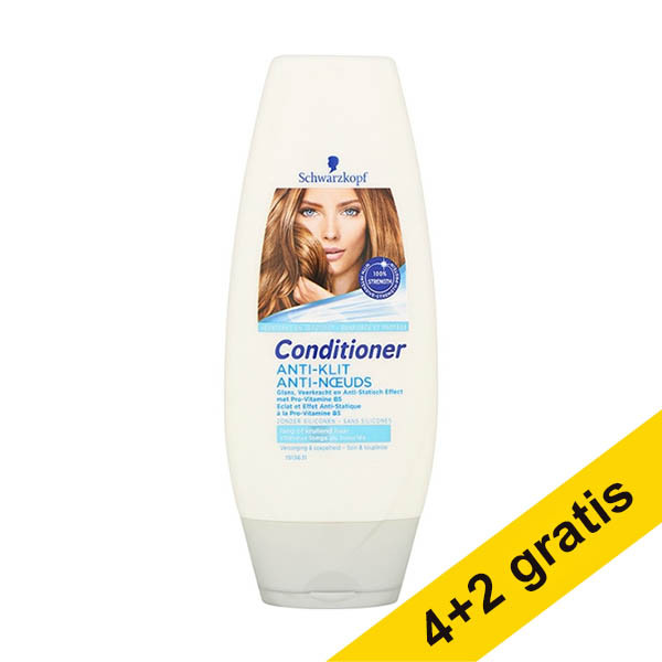 Aanbieding: 6x Schwarzkopf anti-klit conditioner (250 ml) SSC01201 - 1