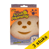Aanbieding: 3x Scrub Daddy Scrub Mommy Special Edition Kerst White Polar Bear spons SSC01080