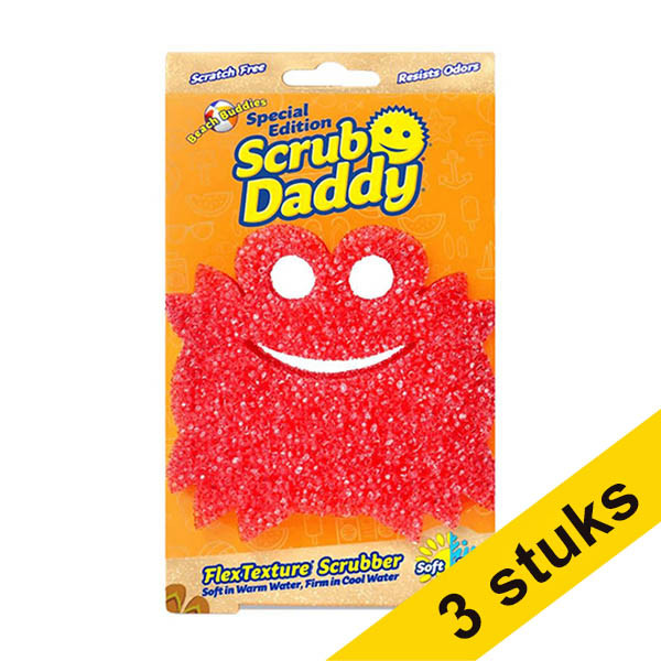 Aanbieding: 3x Scrub Daddy Special Edition zomer krab SSC01075 - 1