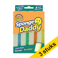 Aanbieding: 3x Scrub Daddy Sponge Daddy schuurspons (4 stuks)
