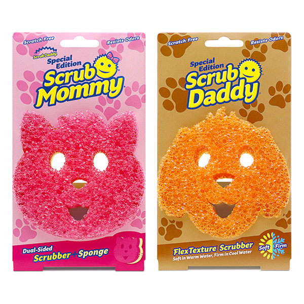 Scrub Daddy Dog & Scrub Mommy Cat Edition Bundel  SSC01036 - 1
