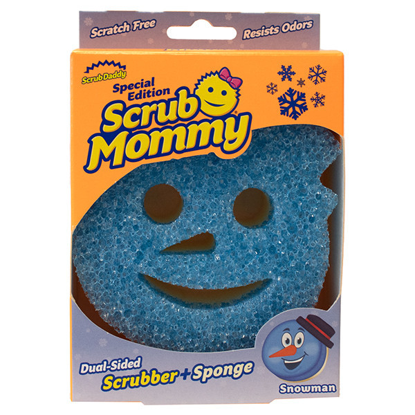 Scrub Daddy Scrub Mommy Special Edition Kerst Blue Snowman spons SSC01070 - 1