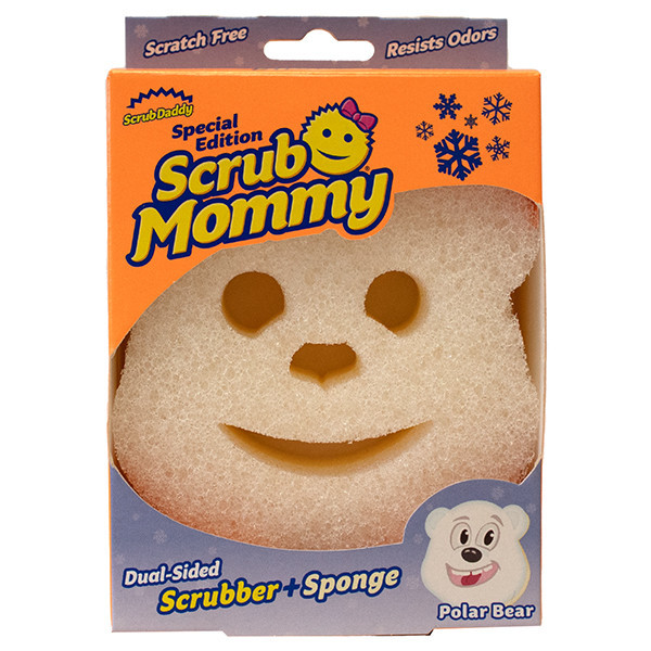 Scrub Daddy Scrub Mommy Special Edition Kerst White Polar Bear spons SSC01069 - 1