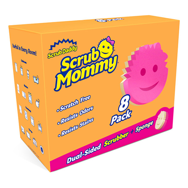 Scrub Daddy Scrub Mommy sponzen roze (8 stuks)  SSC01030 - 1