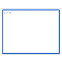 Seiko SLP-NB naamkaartjes blauw 54 x 70 mm (160 etiketten) 42100618 149052