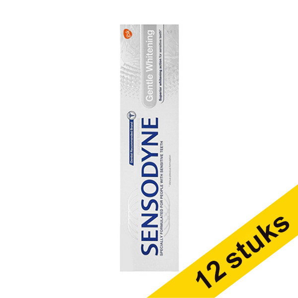 Aanbieding: 12x Sensodyne Gentle Whitening tandpasta (75 ml) SSE05006 - 1