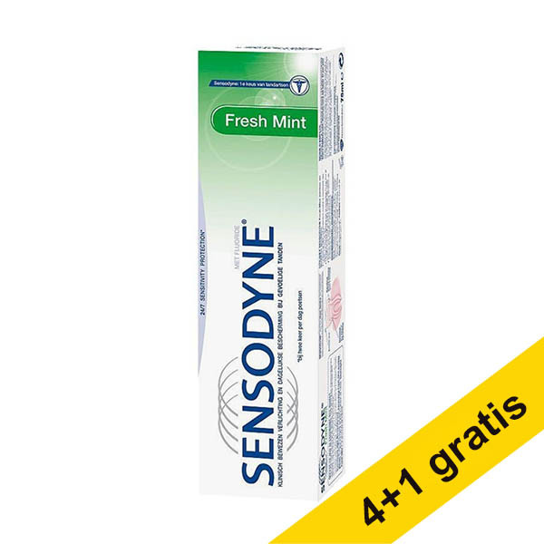 Aanbieding: 5x Sensodyne Fresh Mint tandpasta (75 ml) SSE05098 - 1