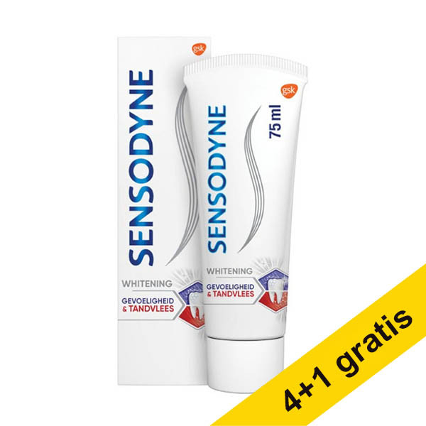 Aanbieding: 5x Sensodyne Gevoeligheid & Tandvlees Whitening tandpasta (75 ml) SSE05104 - 1