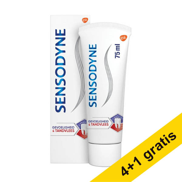 Aanbieding: 5x Sensodyne Gevoeligheid & Tandvlees tandpasta (75 ml) SSE05099 - 1