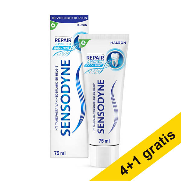 Aanbieding: 5x Sensodyne Repair & Protect Cool Mint tandpasta (75 ml) SSE05097 - 1