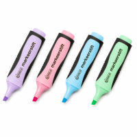 Set 123inkt markeerstiften pastelkleuren (4 stuks)