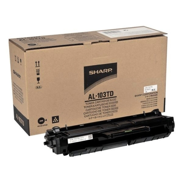 Sharp AL-103TD toner zwart (origineel) AL-103TD 082334 - 1