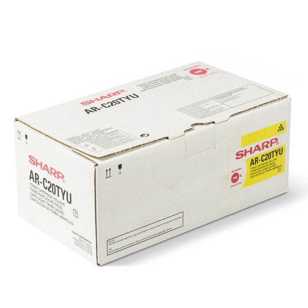 Sharp AR-C20TYU toner geel (origineel) ARC20TYU 082372 - 1