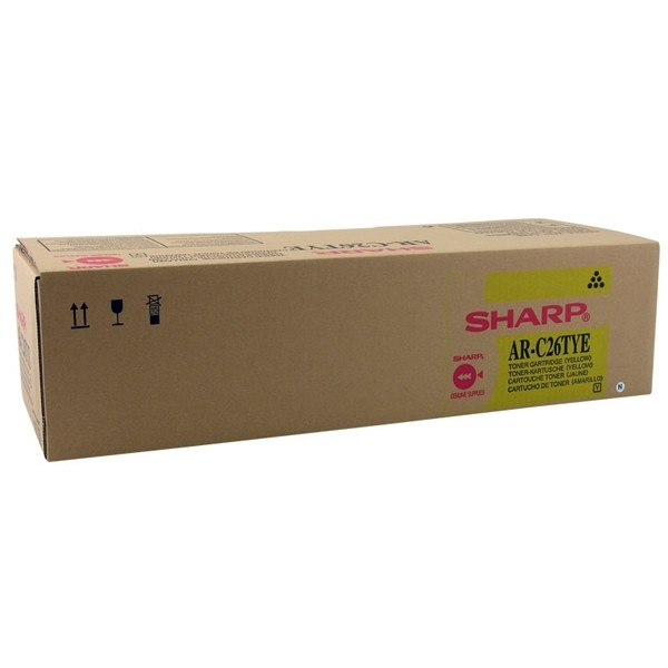 Sharp AR-C26TYE toner geel (origineel) AR-C26TYE 082110 - 1