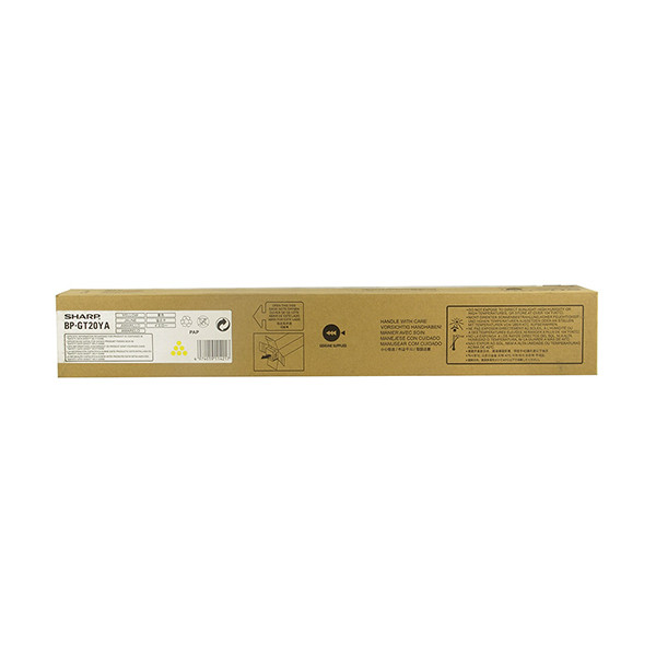 Sharp BP-GT20YA toner geel (origineel) BPGT20YA 032606 - 1