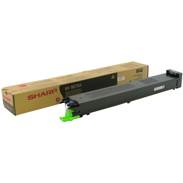 Sharp MX-18GTBA toner zwart (origineel) MX18GTBA 082200 - 1