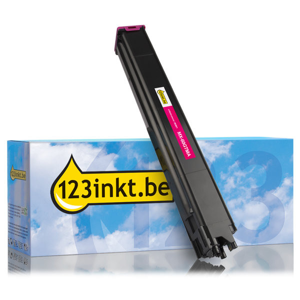 Sharp MX-60GTMA toner magenta (123inkt huismerk) MX60GTMAC 082801 - 1