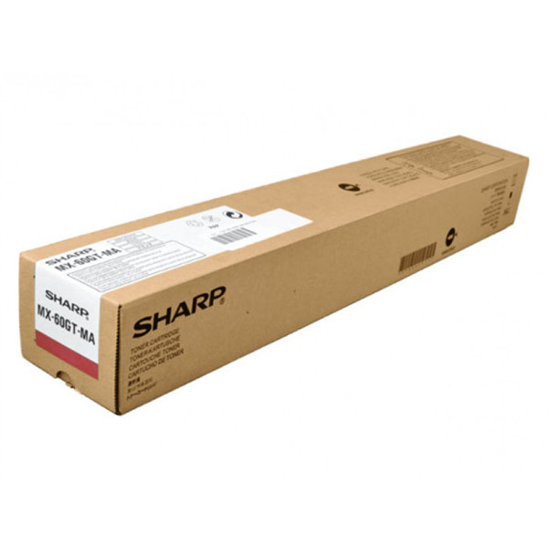 Sharp MX-60GTMA toner magenta (origineel) MX60GTMA 082800 - 1