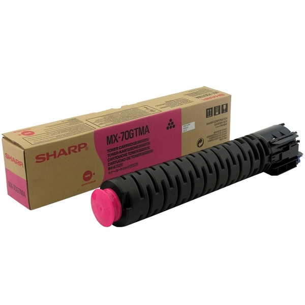 Sharp MX-70GTMA toner magenta (origineel) MX70GTMA 082214 - 1