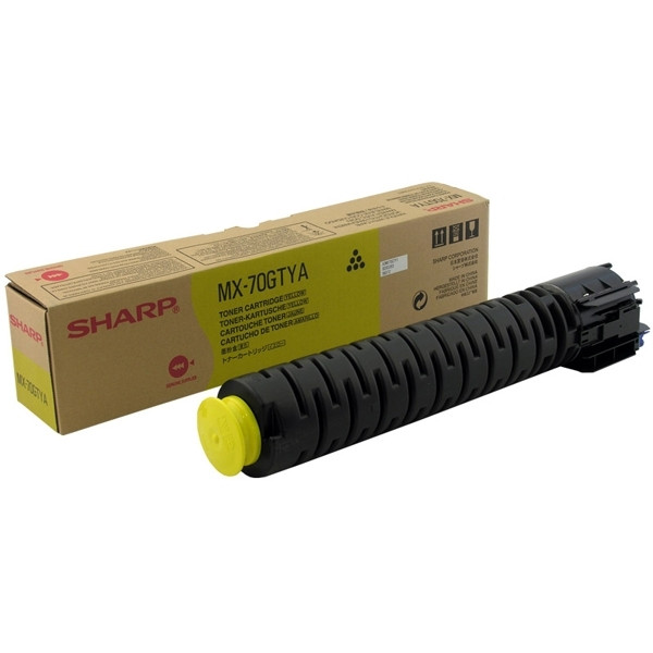 Sharp MX-70GTYA toner geel (origineel) MX70GTYA 082216 - 1