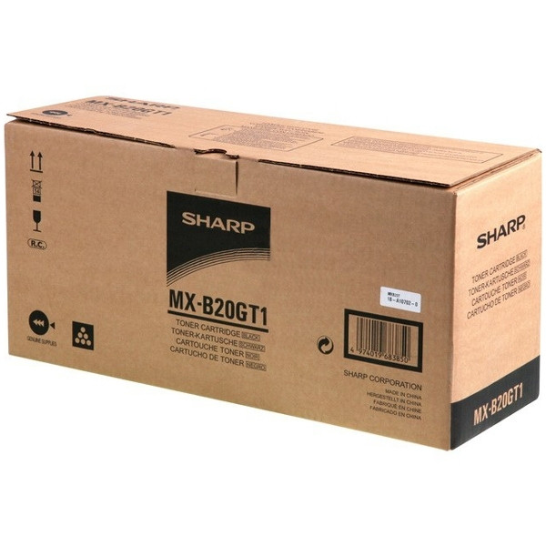 Sharp MX-B20GT1 toner zwart (origineel) MXB20GT1 082328 - 1