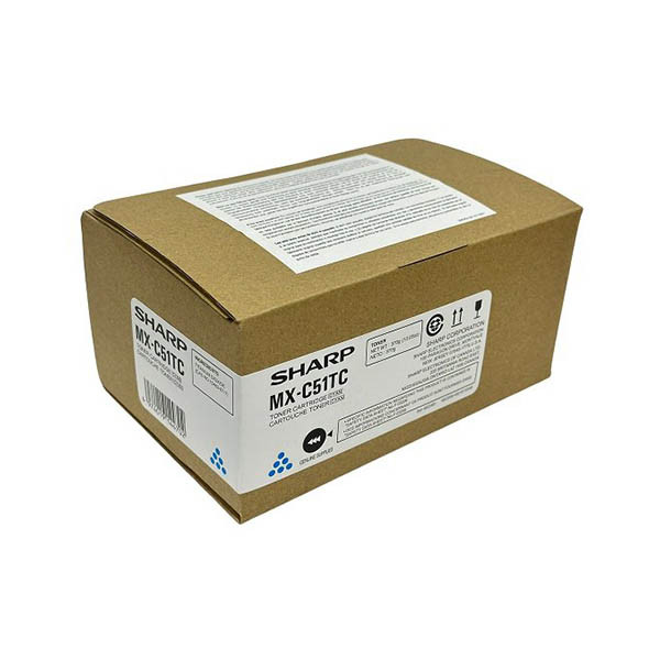 Sharp MX-C51TC toner cyaan (origineel) 038924 - 1