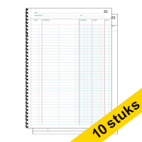 Aanbieding: 10x Sigel Expres doorschrijfkasboek zelfkopiërend met copystop (50 vellen)