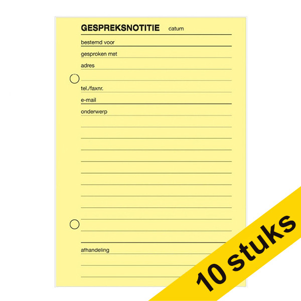 Aanbieding: 10x Sigel Expres gespreksnotitie (100 vellen) 208481 - 1