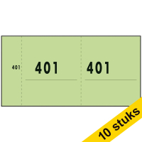 Aanbieding: 10x Sigel Expres nummerblok 1-1000 groen (10 blokjes van 100 vellen)