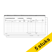 Aanbieding: 5x Sigel Expres kilometerregistratie zelfkopiërend met copystop (40 vellen)
