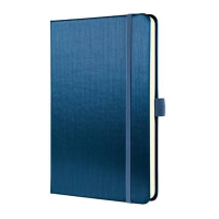 Sigel Conceptum notitieboek A5 gelijnd 80 g/m² 97 vellen metallic blauw SI-CO403 221425