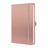 Sigel Conceptum notitieboek A5 gelijnd 80 g/m² 97 vellen metallic roze