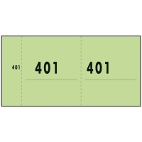 Sigel Expres nummerblok 1-1000 groen (10 blokjes van 100 vellen) 76153 208550
