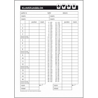 Sigel klaverjasblok 210 x 148 mm (50 vellen) SI-40960 208580