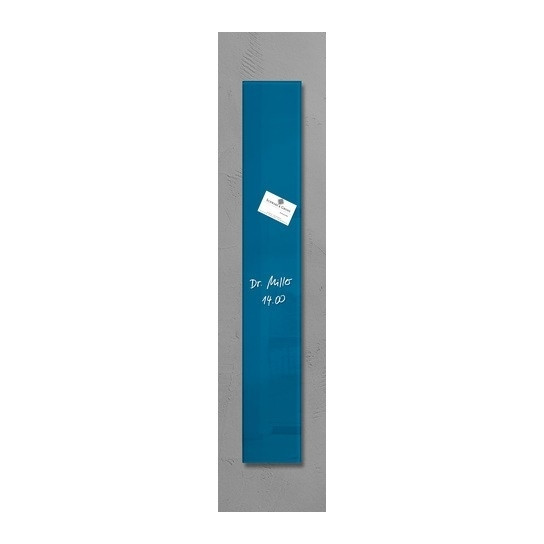 Sigel magnetisch glasbord 12 x 78 cm blauw SI-GL250 208820 - 1