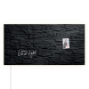 Sigel magnetisch glasbord 91 x 46 cm leisteen LED light 208859 - 1